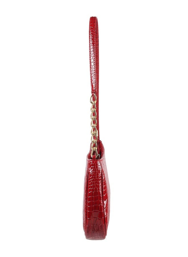 Metro Women Shoulder Bag Red (66-7631) - Image 4